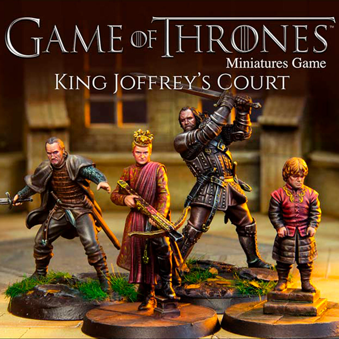 GAME OF THRONES MINIATURES: GAME EXPANSION: KING JOFFREY AND HIS COURT - (INGLÉS)