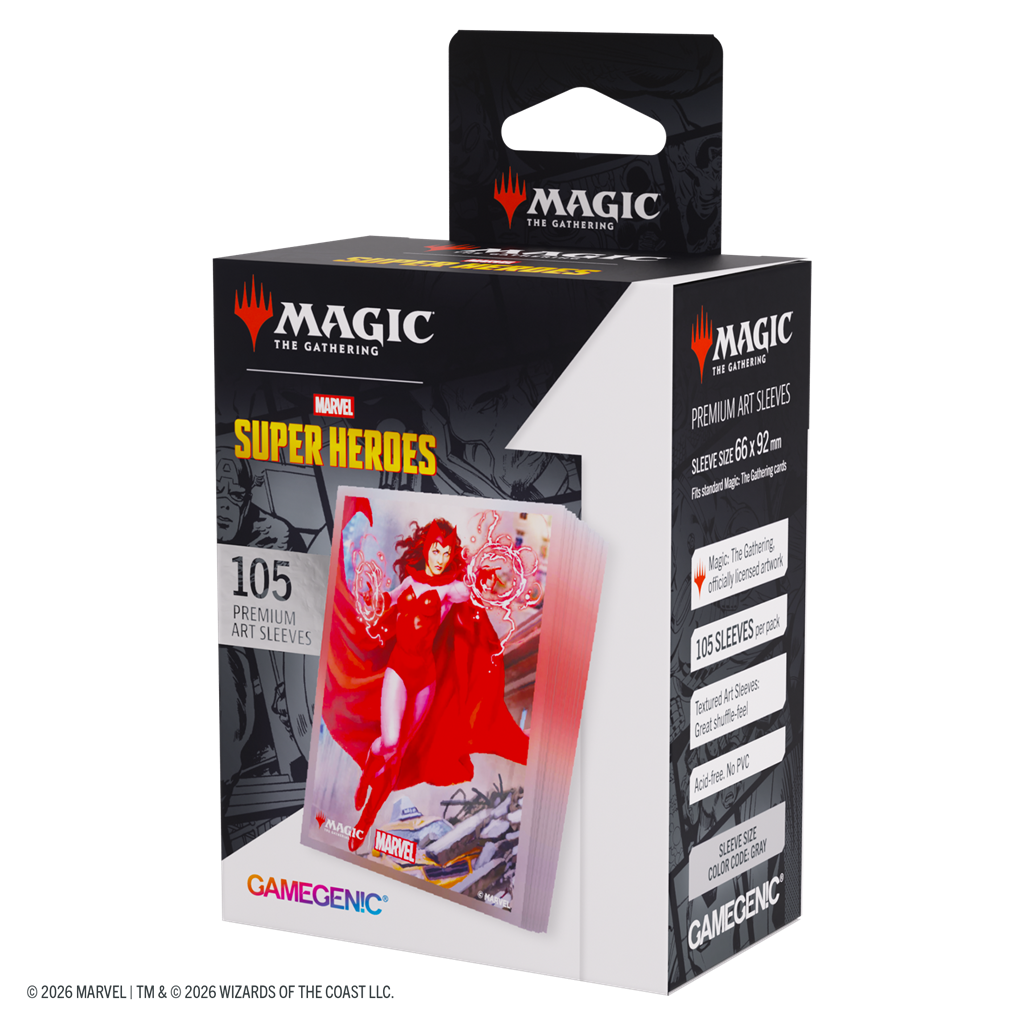 GAMEGENIC: MTG Marvel SH Art Sleeves The Scarlet Witch