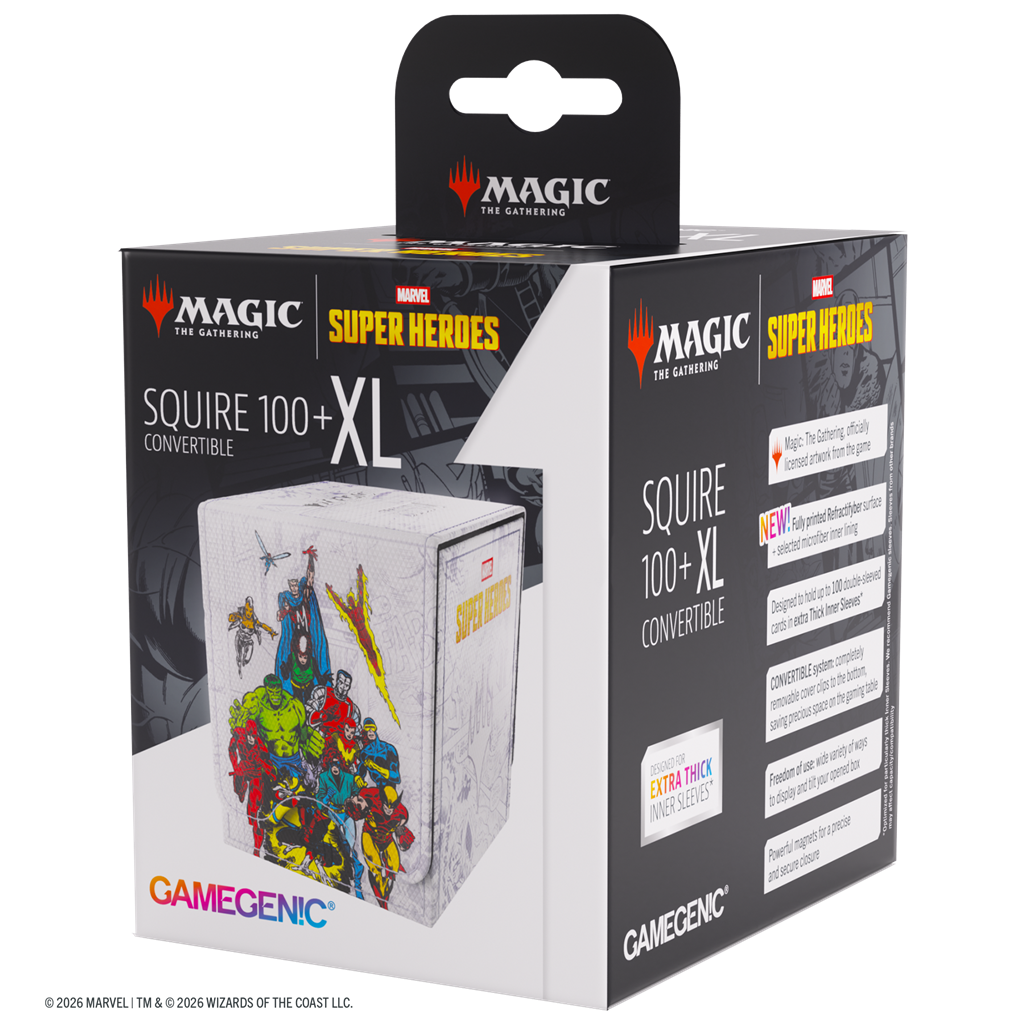 GAMEGENIC: MTG Marvel SH Squire 100+ XL Marvel Age