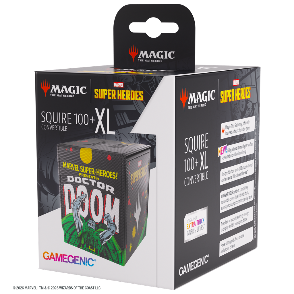 GAMEGENIC: MTG Marvel SH Squire 100+ XL Doctor Doom
