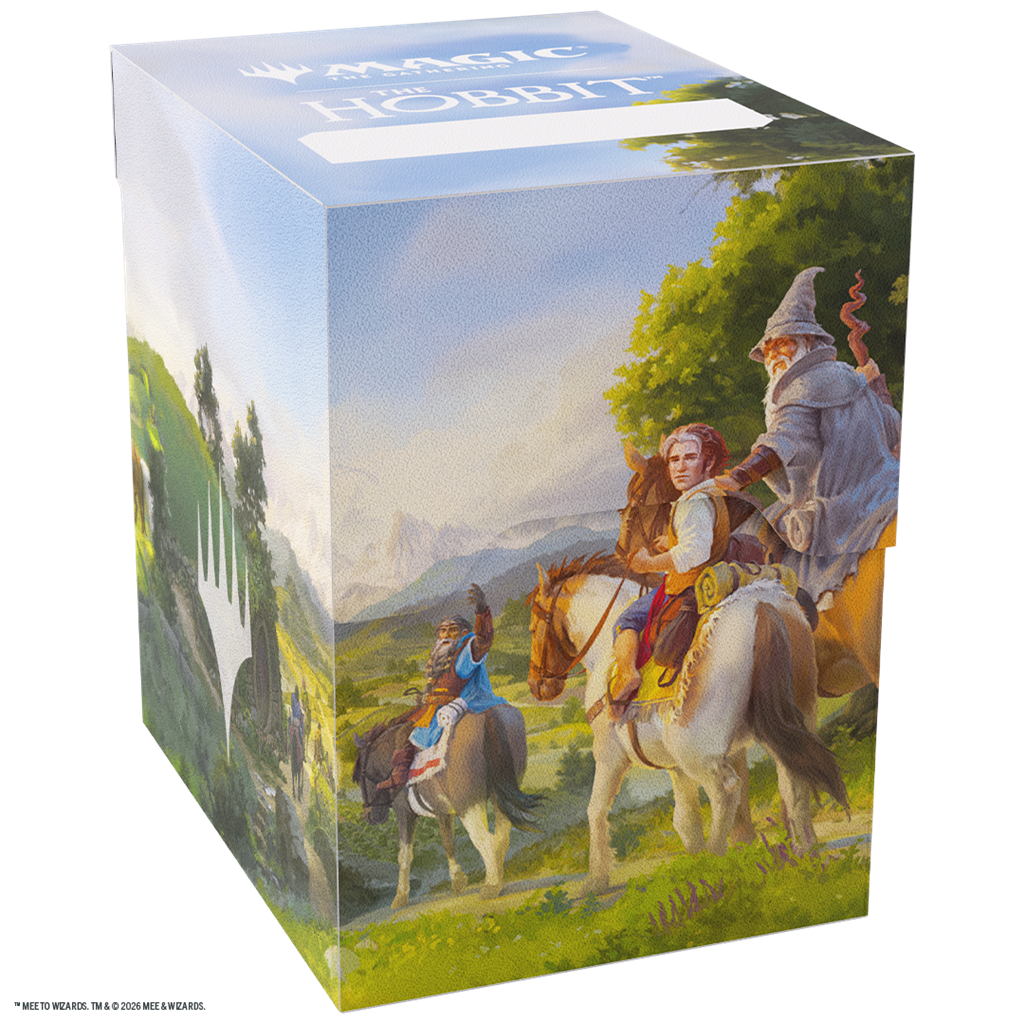GAMEGENIC: MTG The Hobbit Soft Crate 80+ - Leaving Hobbiton/Troop of Ponies
