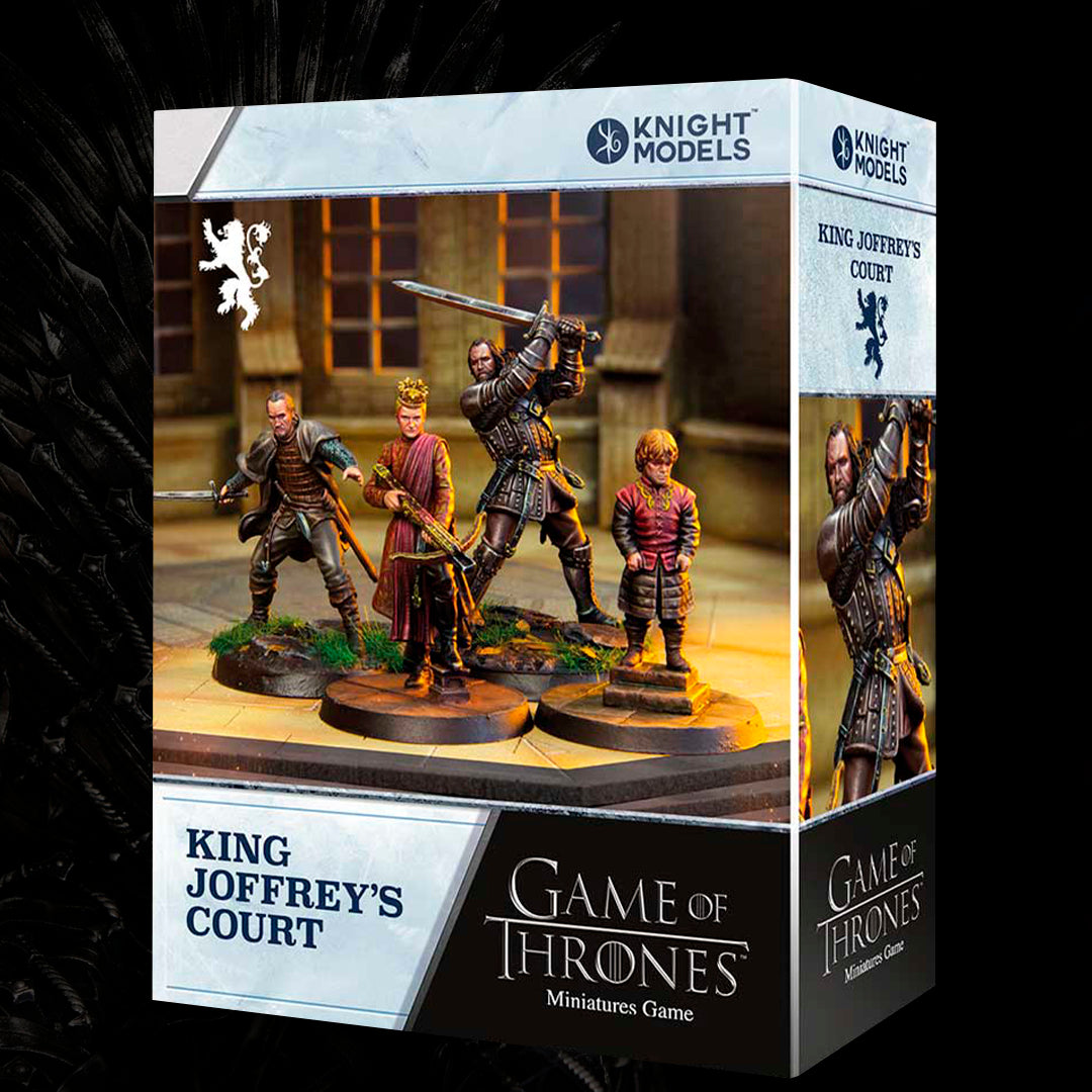 GAME OF THRONES MINIATURES: GAME EXPANSION: KING JOFFREY AND HIS COURT - (INGLÉS)