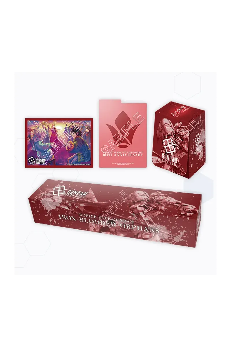 Gundam Card Game: PB02 Premium Accessory Set Mobile Suit Iron Blooded Orphans