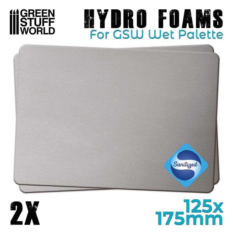 GSW: HYDRO ESPONJA - PALETA HUMEDA - 125x175mm - PACK x2 - (TALLA S)