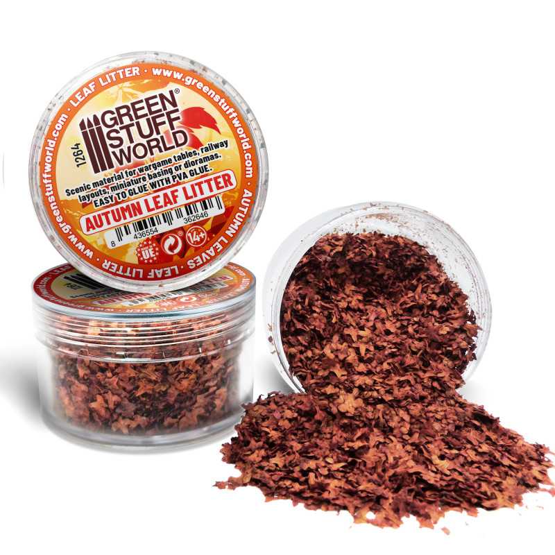 GSW: HOJAS NATURALES - GRANDES - NARANJA OTOÑO