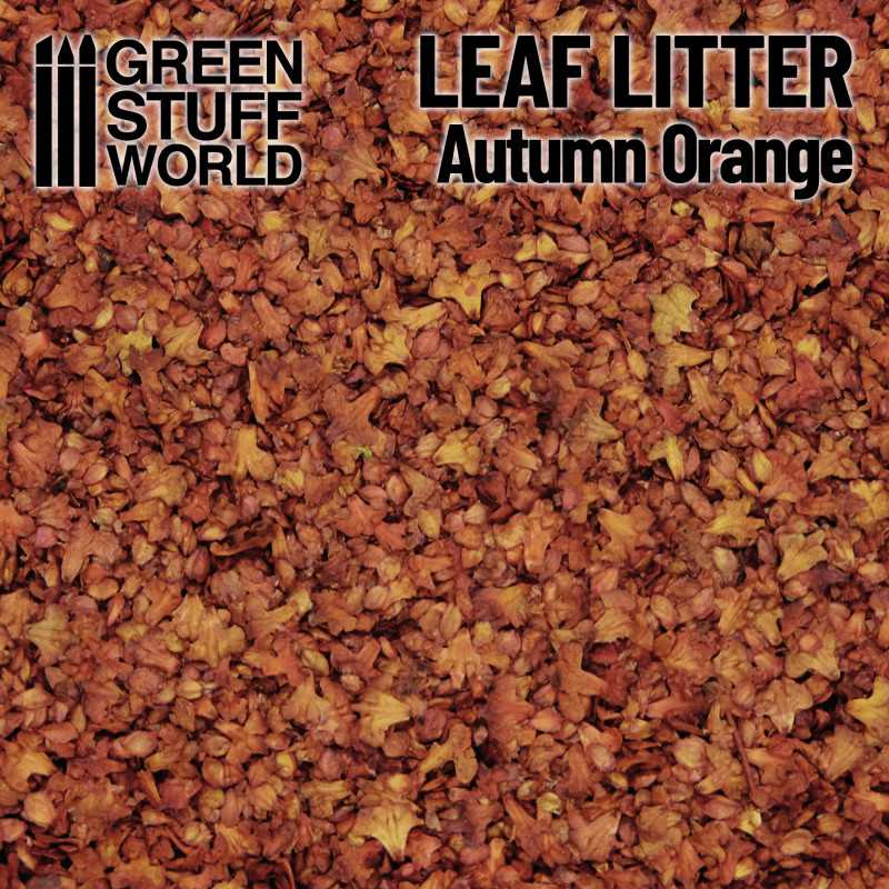 GSW: HOJAS NATURALES - GRANDES - NARANJA OTOÑO