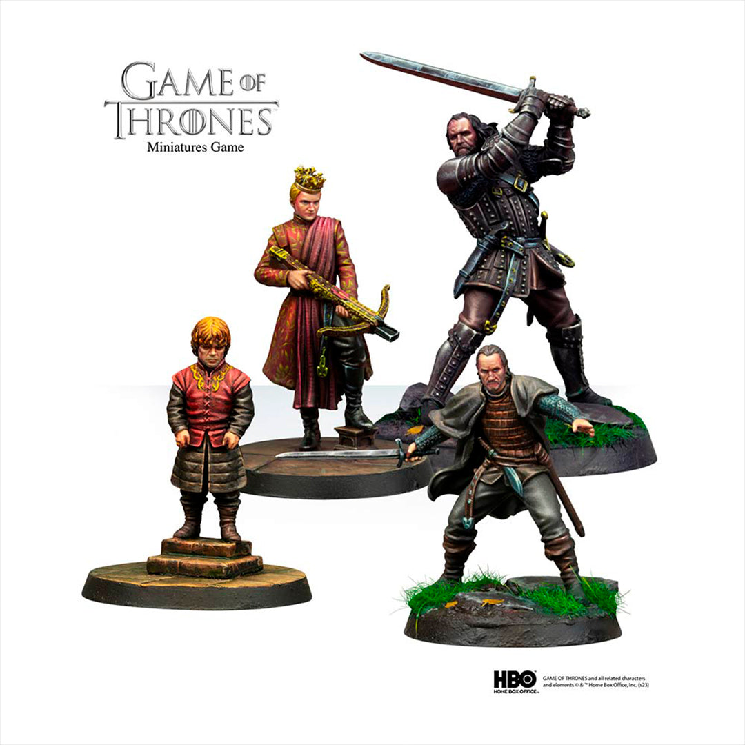 GAME OF THRONES MINIATURES: GAME EXPANSION: KING JOFFREY AND HIS COURT - (INGLÉS)