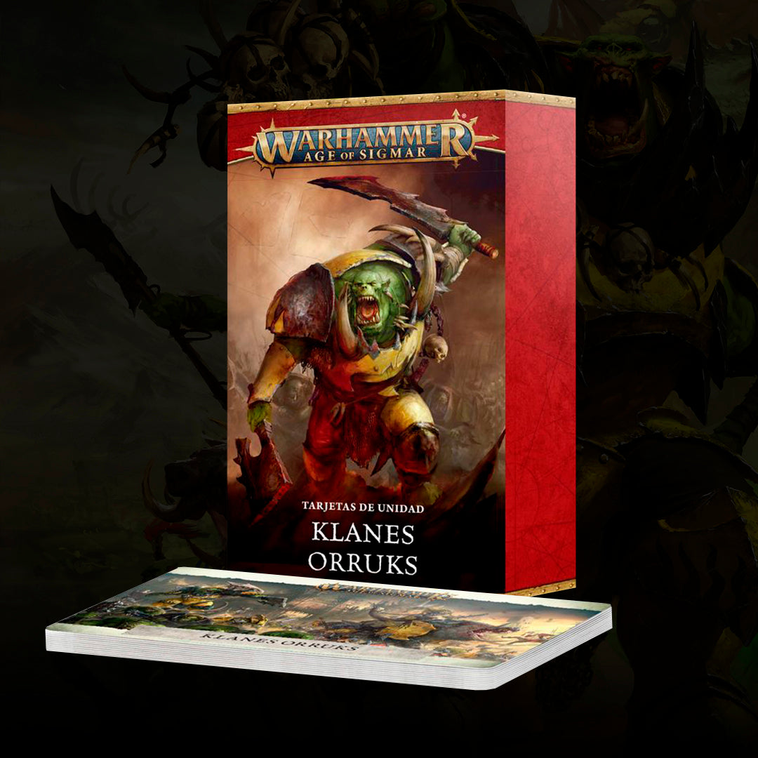 ORRUK WARCLANS: TARJETAS DE DATOS