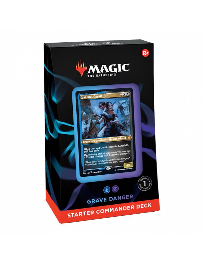 Magic The Gathering Commander 2022 - Grave Danger (azul-negro) (Inglés)