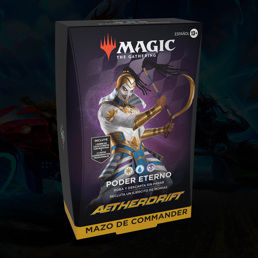 Mazo de Commander Aetherdrift Español - Poder Eterno