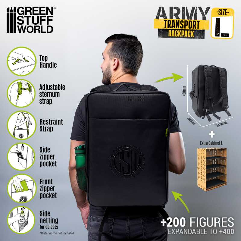 GSW: MALETA DE TRANSPORTE - MOCHILA - L
