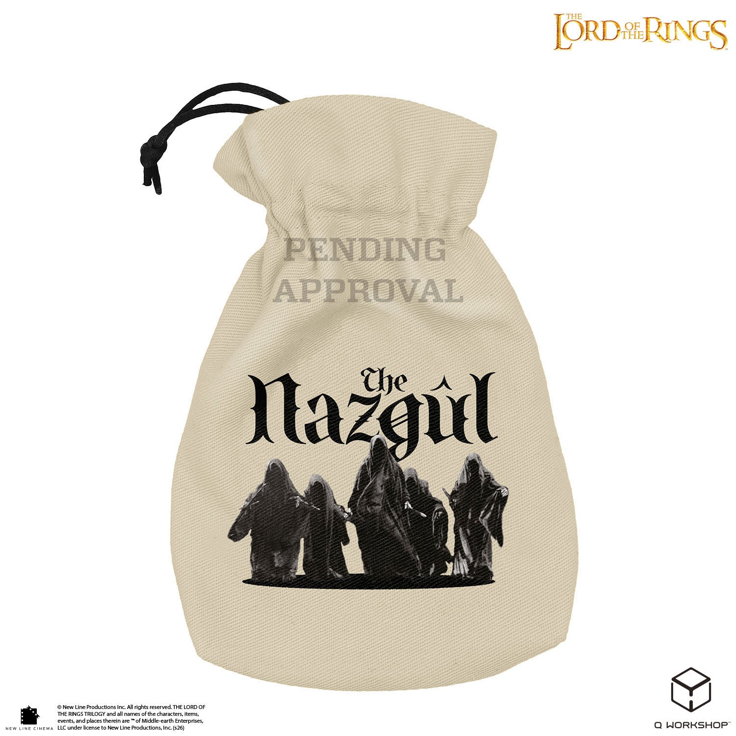 Q Workshop - The Lord Of The Rings: Dice Pouch: Nazgul