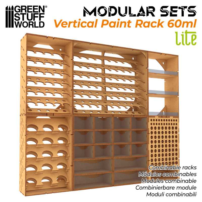 GSW: ORGANIZADOR MODULAR DE PINTURAS - VERTICAL LITE - 60ml (12un)
