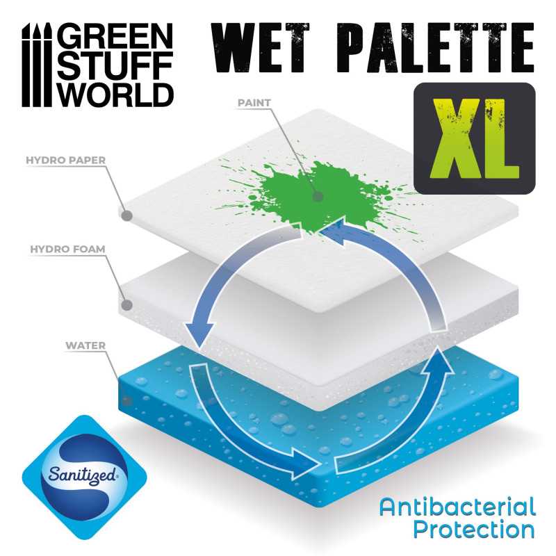 GSW: PALETA HÚMEDA / WET PALETTE - XL