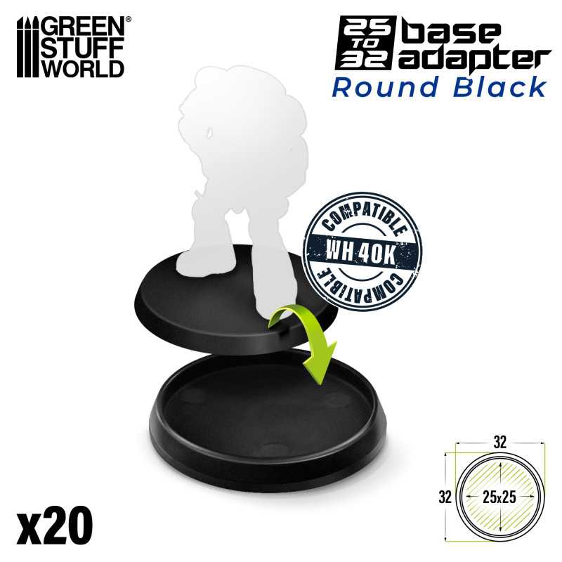 GSW: PEANAS REDONDAS - ADAPTADORAS CON HUECO - 32mm