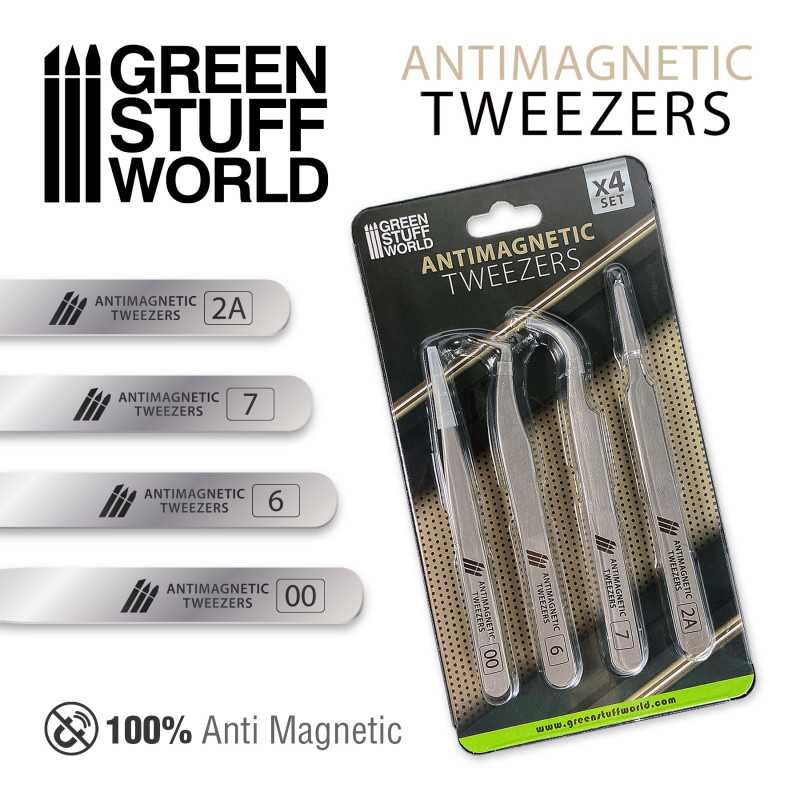 GSW: PINZAS ANTIMAGNETICAS - Set x4
