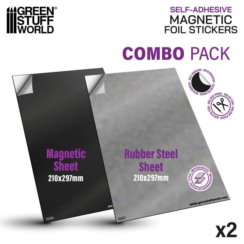 GSW: PACK DE LÁMINAS MAGNÉTICAS Y PLANCHAS METÁLICAS PARA IMANES