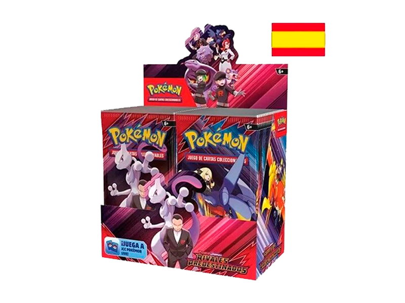 POKEMON TCG: CAJA DE SOBRES - RIVALES PREDESTINADOS - DESTINED RIVALS - ESPAÑOL