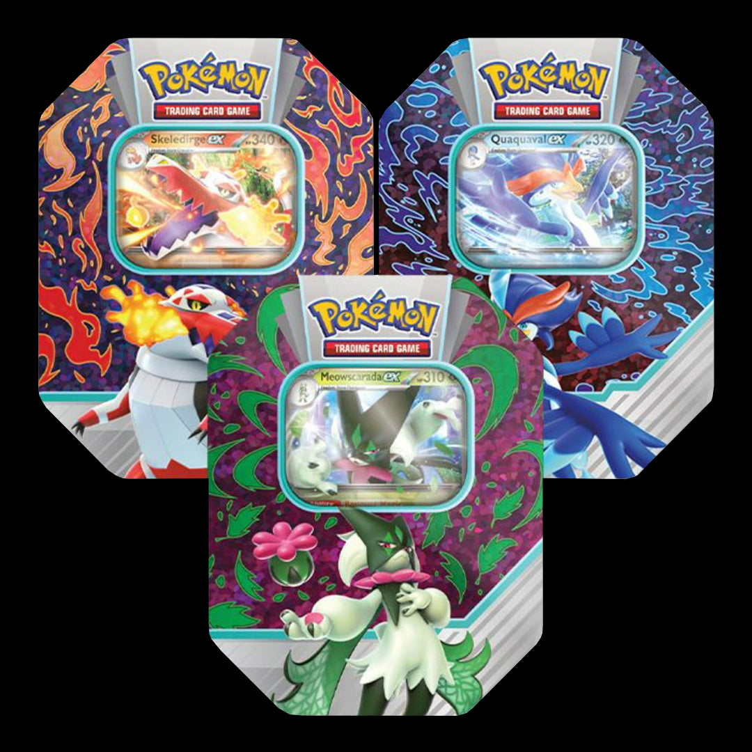 POKEMON TCG: LATA COMPAÑEROS DE PALDEA - INGLÉS