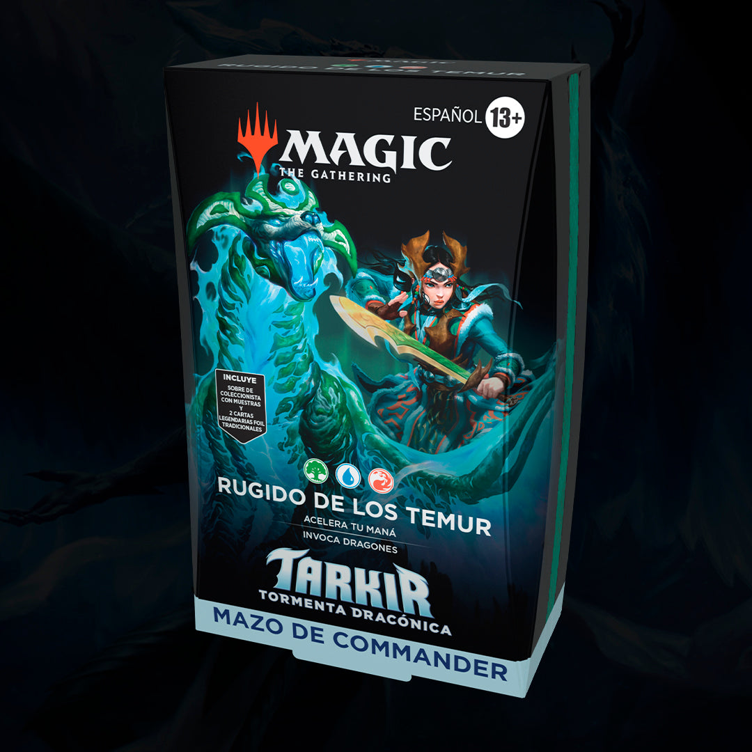 Tarkir Tormenta Dracónida - Mazo de Commander Rugido de los Temur (INGLÉS)
