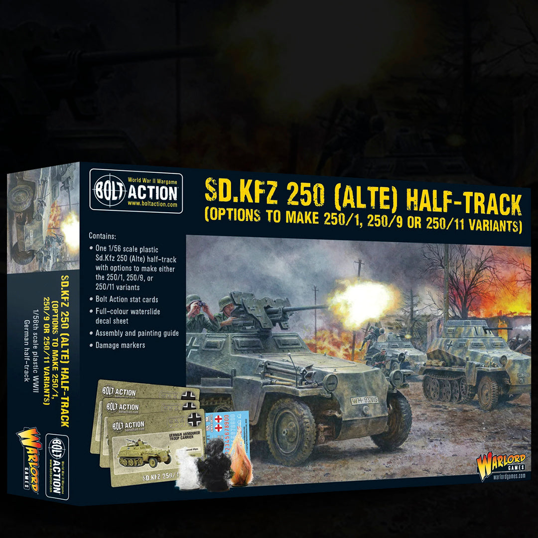 SD.KFZ 250 HALFTRACK (250/1 & 250/9 & 250/11 VERSIONS)