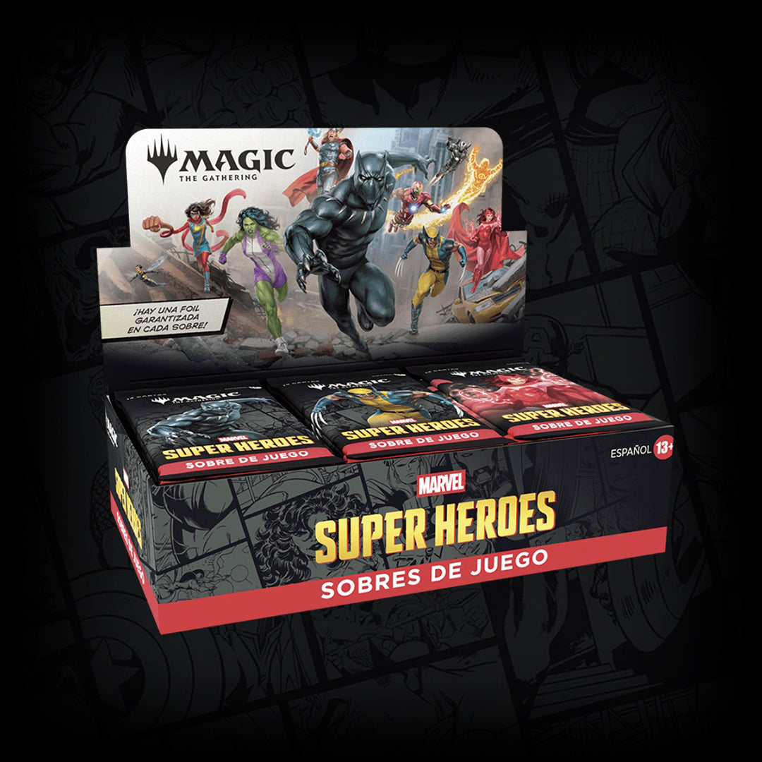 RESERVA - MTG Marvel Heroes – Play Booster Display (30 sobres) Español