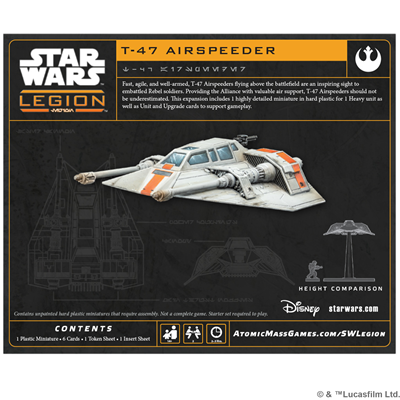 SW LEGION: T-47 AIRSPEEDER
