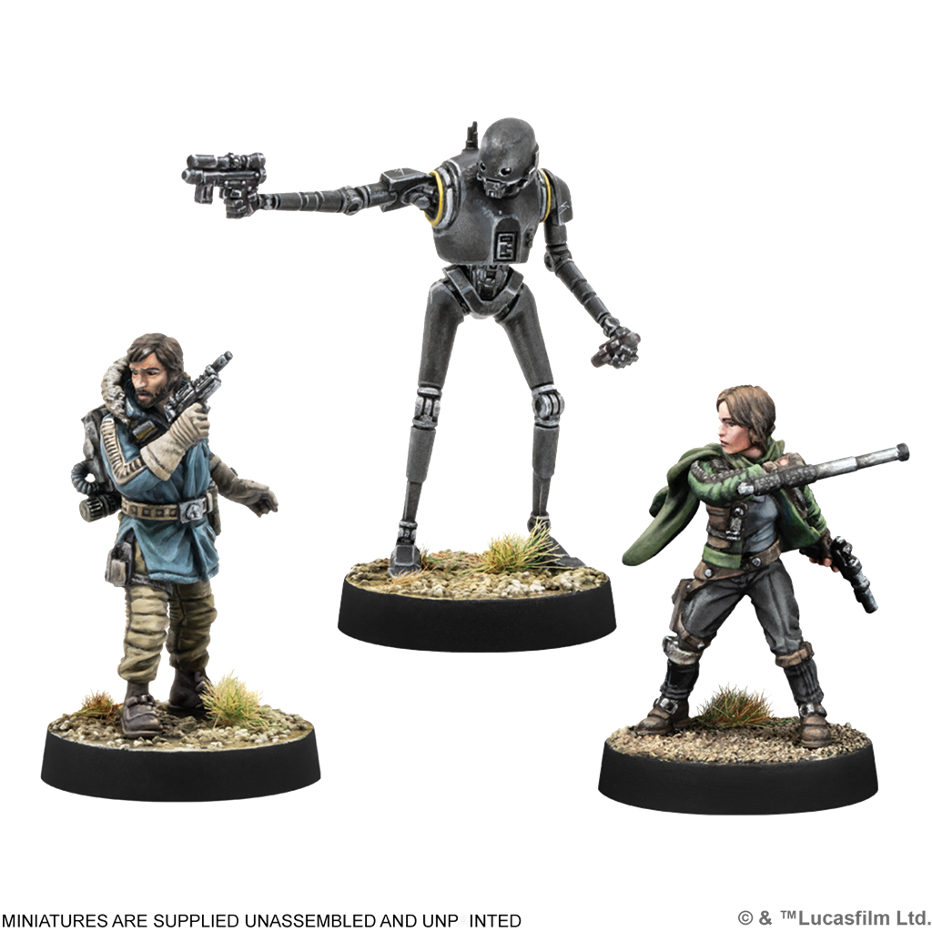 SW LEGION: CASSIAN ANDOR, JYN ERSO & K-2SO
