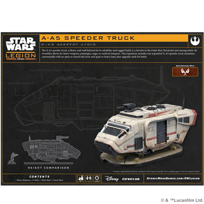 PREPEDIDOS - SW LEGION: A-A5 SPEEDER TRUCK