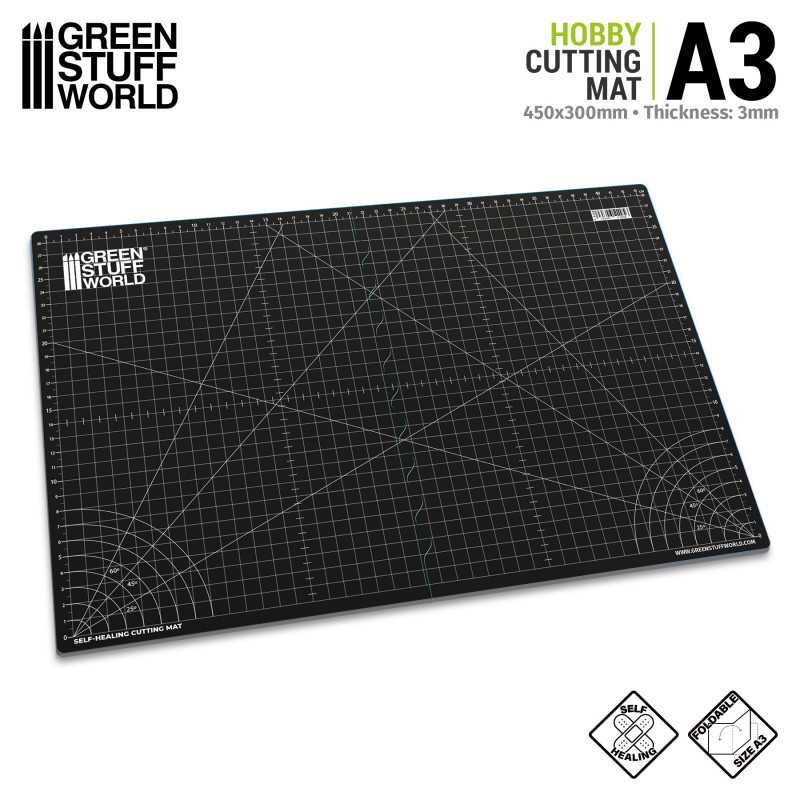 GSW: TAPETE DE CORTE PLEGABLE - NEGRO (33mm)