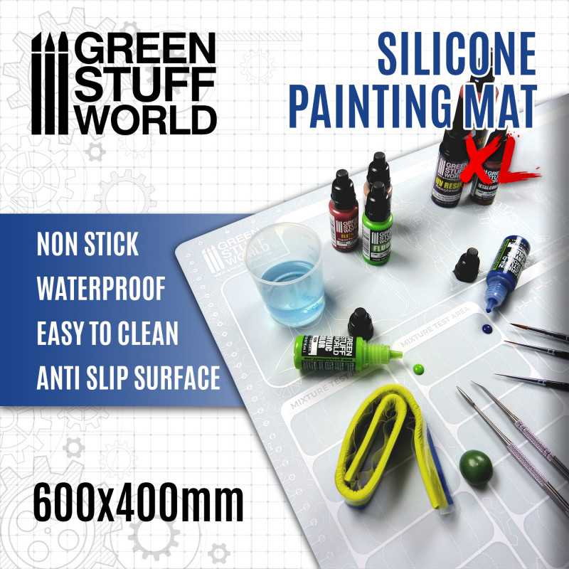 Tapete de Silicona de pintura - Azul Claro - 600x400mm (grande)