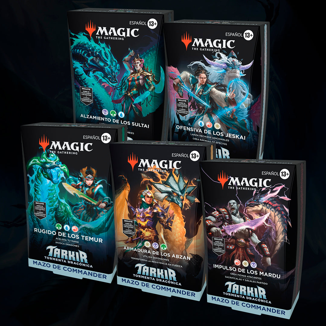 Tarkir Tormenta Dracónida - Pack 5 Mazos de Commander (Castellano)