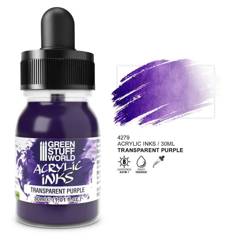 GSW: TINTA ACRILICA - TRANSPARENTE - VIOLETA