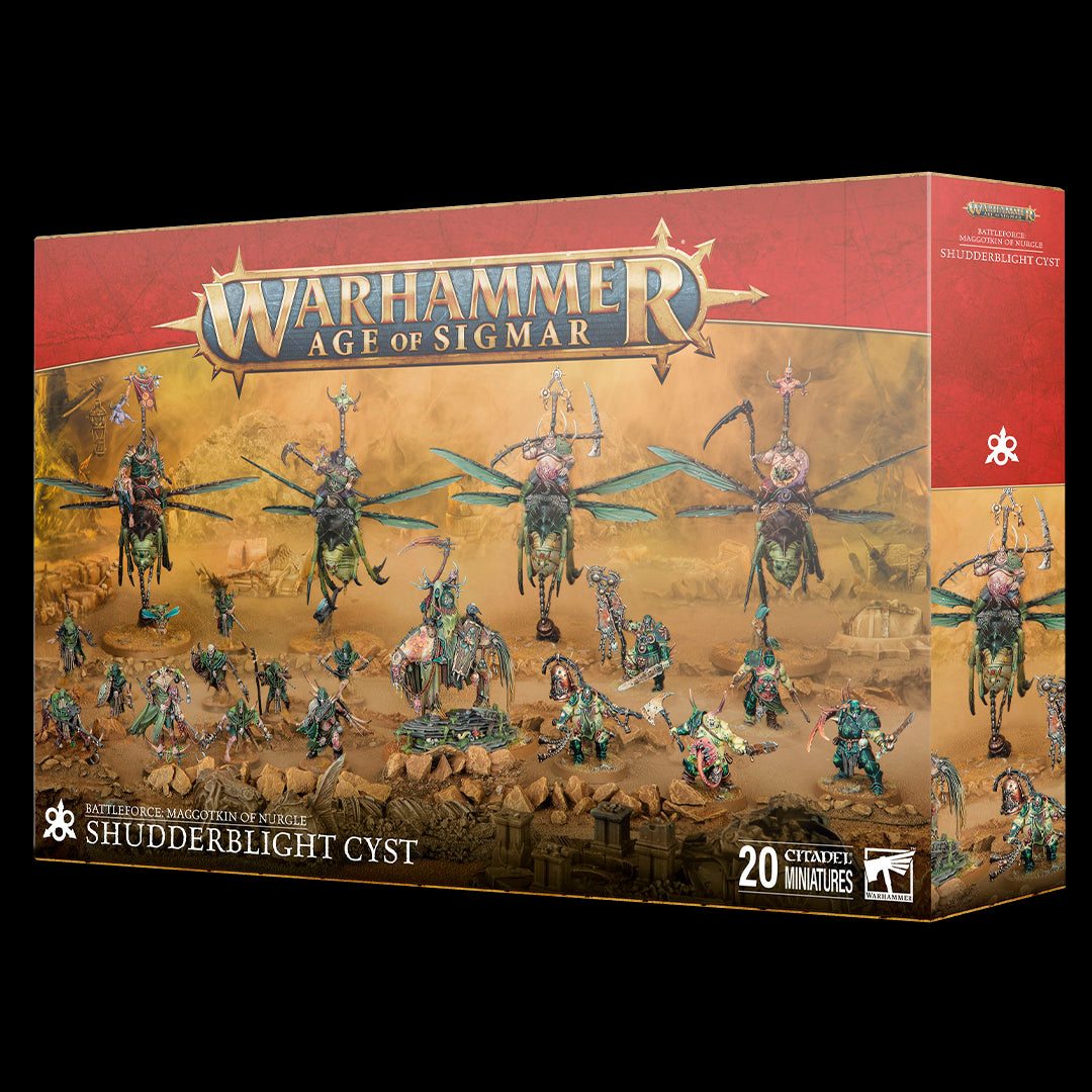 BATTLEFORCE MAGGOTKIN OF NURGLE: QUISTE DE PESTEDRAMA