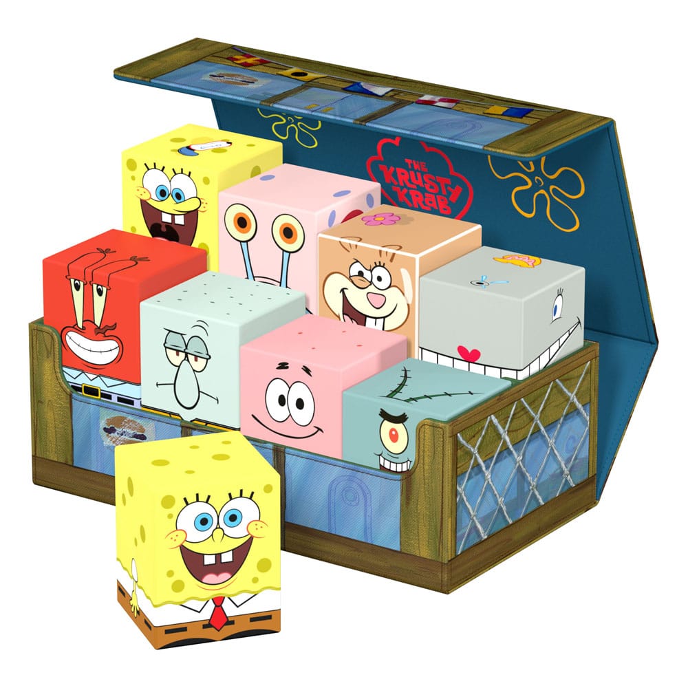 SQUARES: BOB ESPONJA - COLLECTORS CASE - THE KRUSTY KRAB