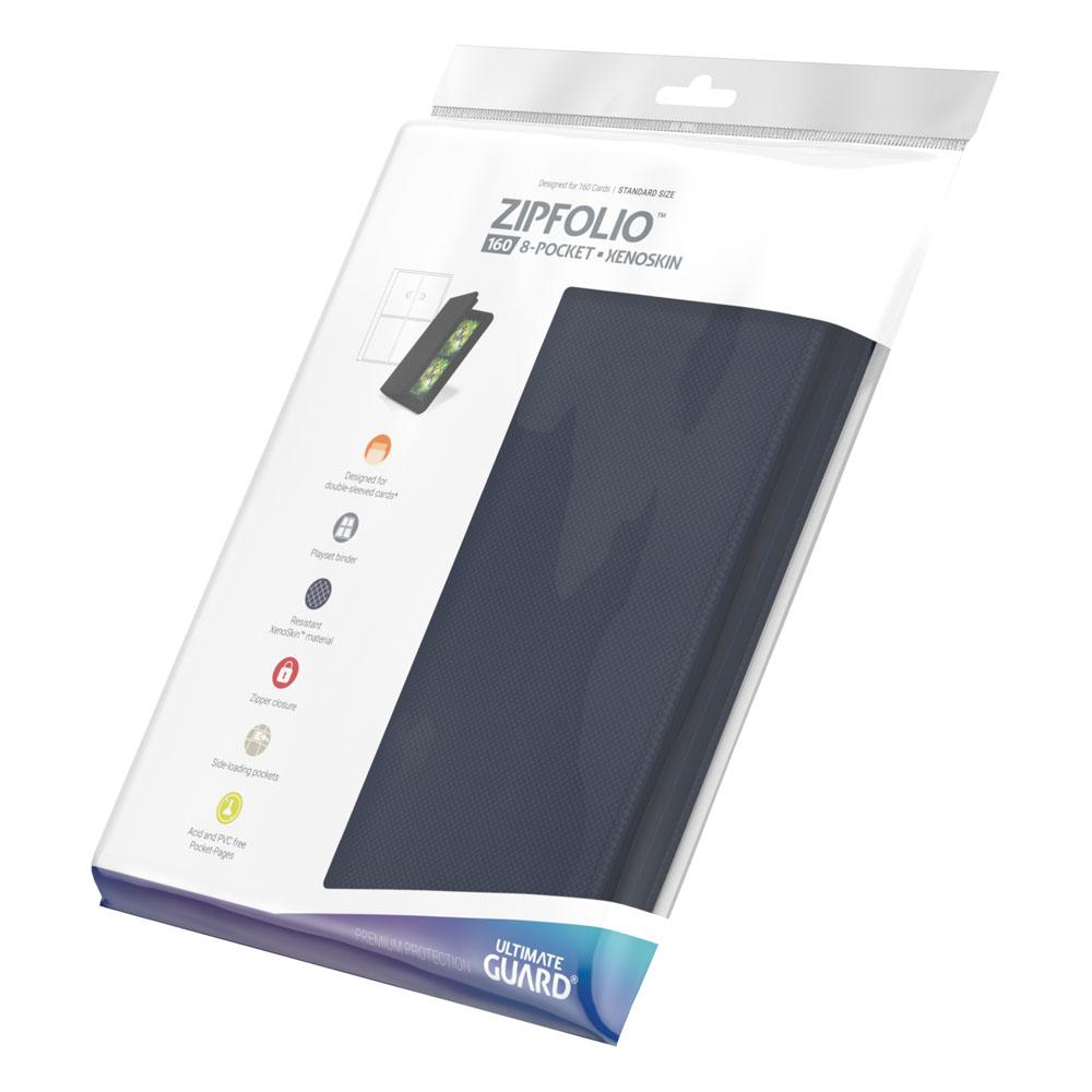 Ultimate Guard Zipfolio 160 - 8-Pocket XenoSkin Azul