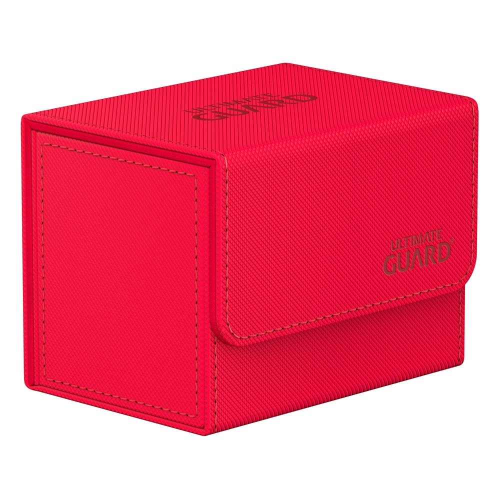 ULTIMATE GUARD: SIDEWINDER 80+ XENOSKIN MONOCOLOR - ROJO