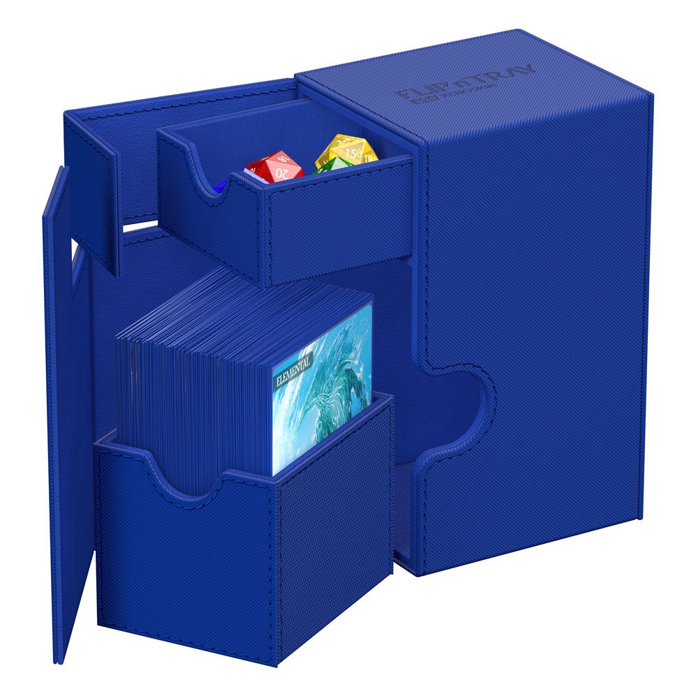 Ultimate Guard: Flip`n`Tray 80+ XenoSkin Monocolor - Azul