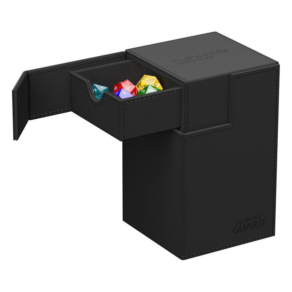Ultimate Guard: Flip`n`Tray 100+ XenoSkin Monocolor - Negro