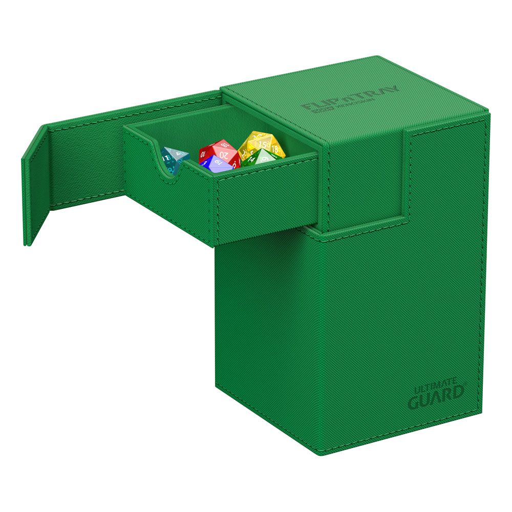 Ultimate Guard: Flip`n`Tray 100+ XenoSkin Monocolor - Verde