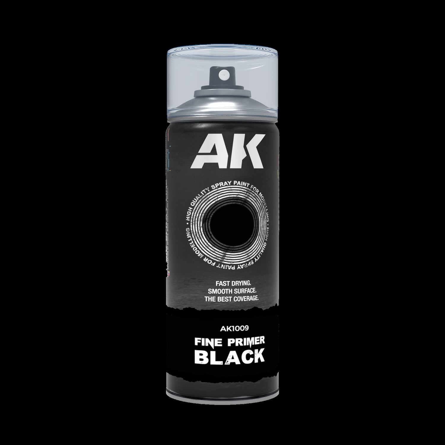 AK: FINE PRIMER BLACK - Spray 400ml