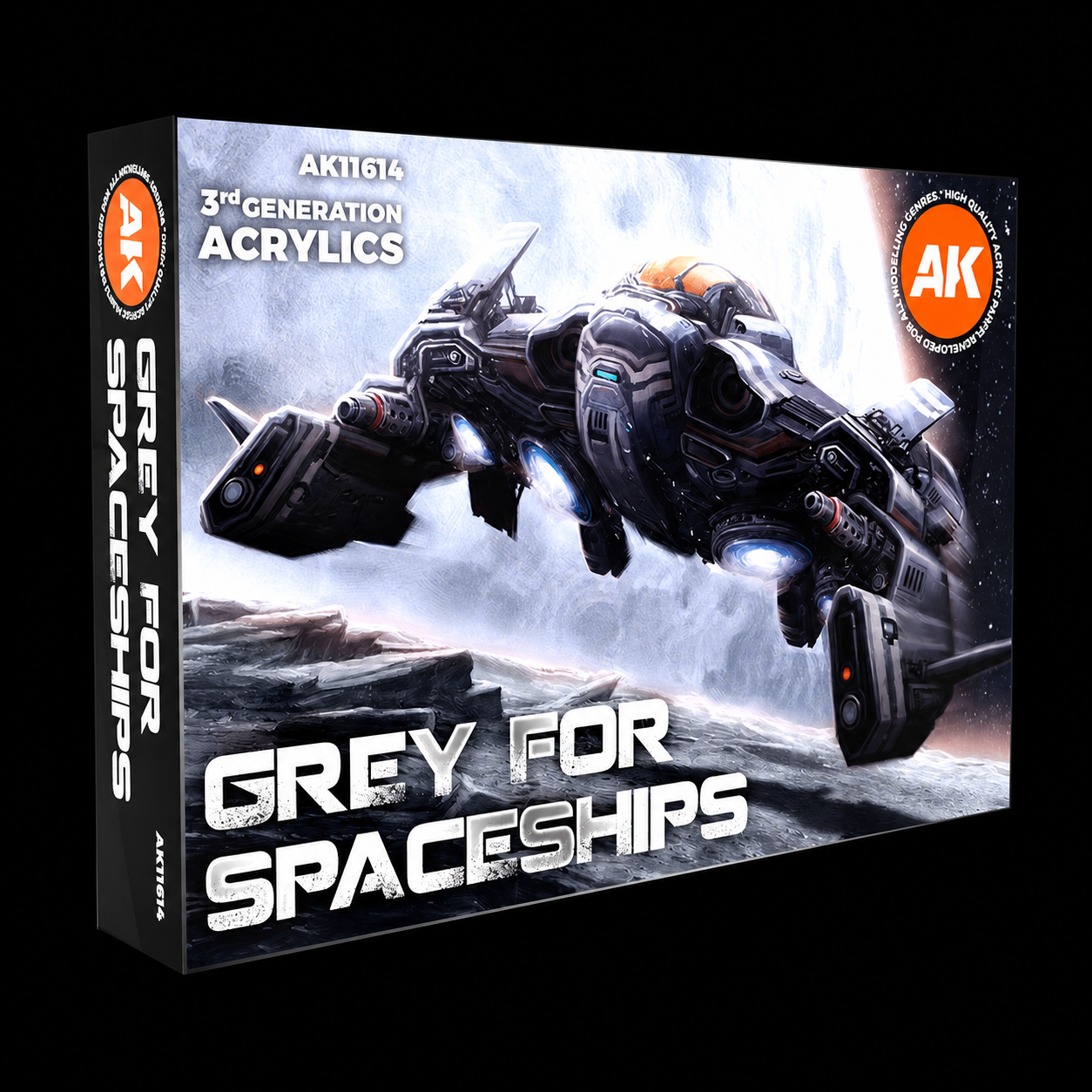 3GEN Acrylics SET: GREY FOR SPACESHIPS