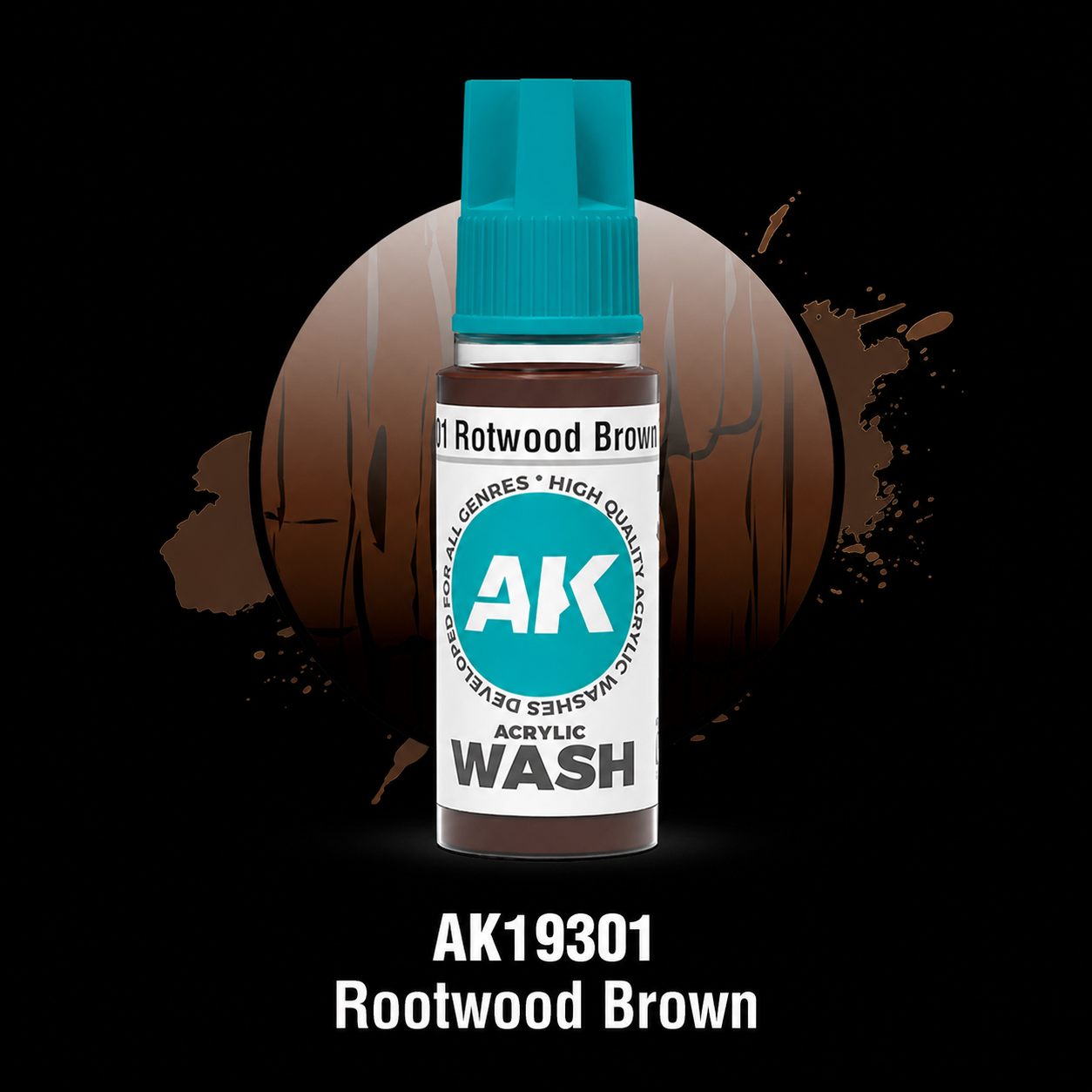 AK: ROTWOOD BROWN – ACRYLIC WASH
