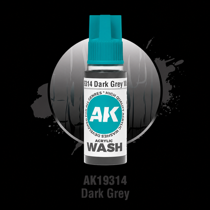 AK: DARK GREY – ACRYLIC WASH