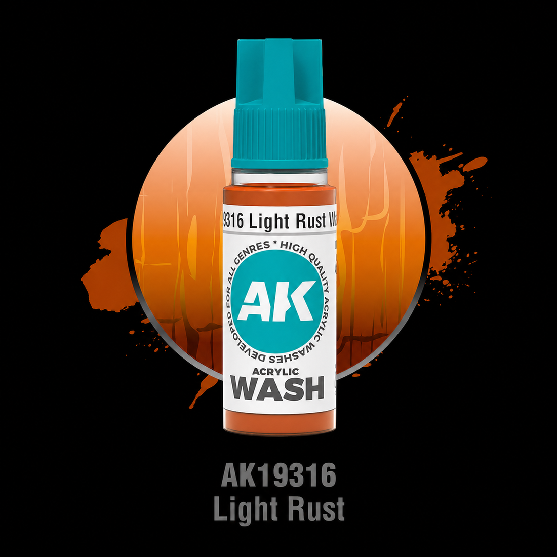 AK: LIGHT RUST – ACRYLIC WASH