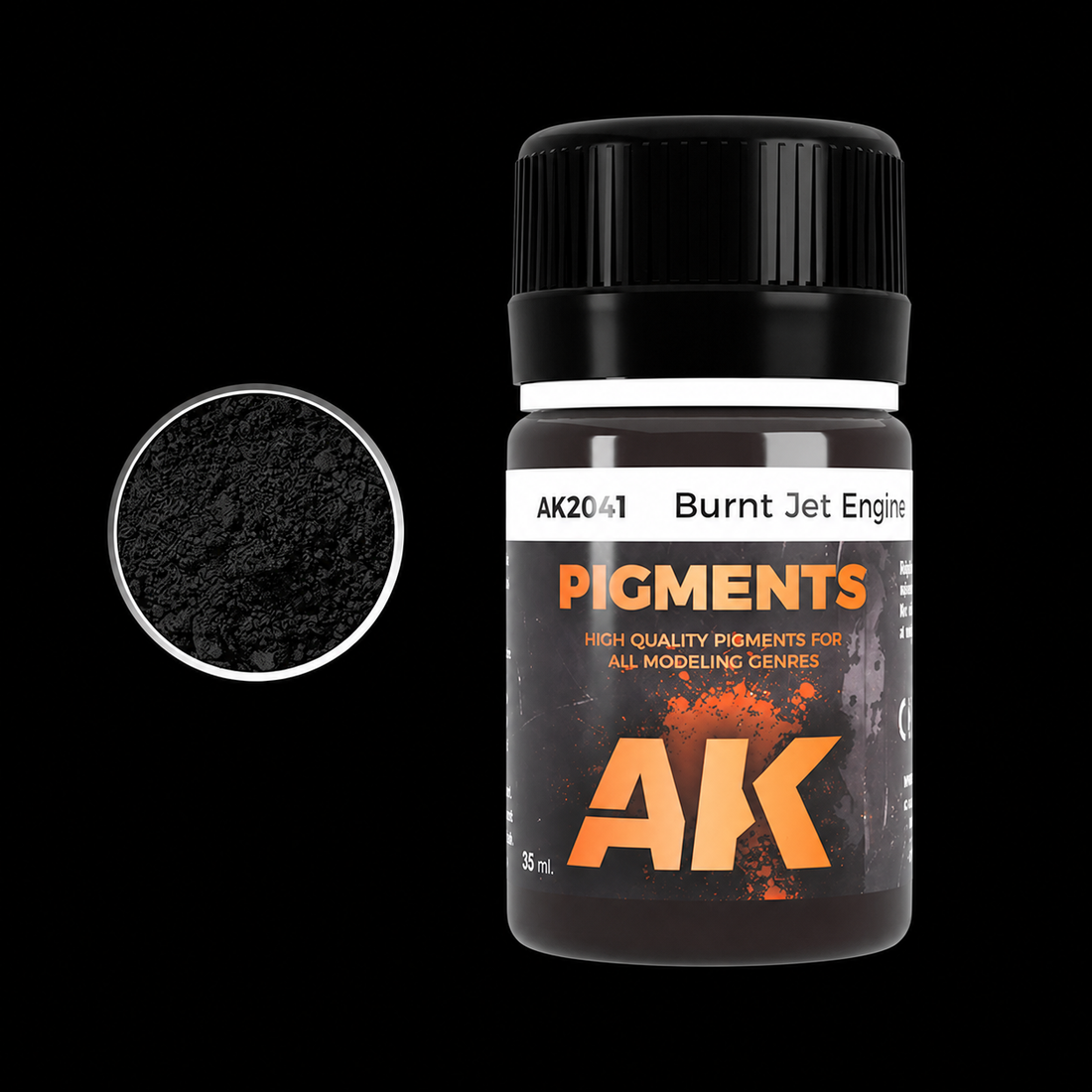 AK: DRY PIGMENT - BURNT JET ENGINE