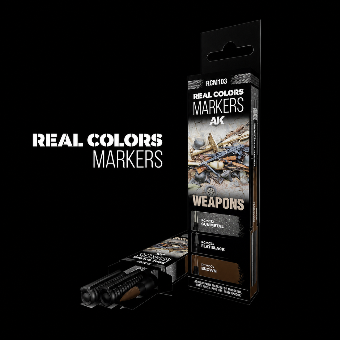 AK: RC MARKERS SET - WEAPONS