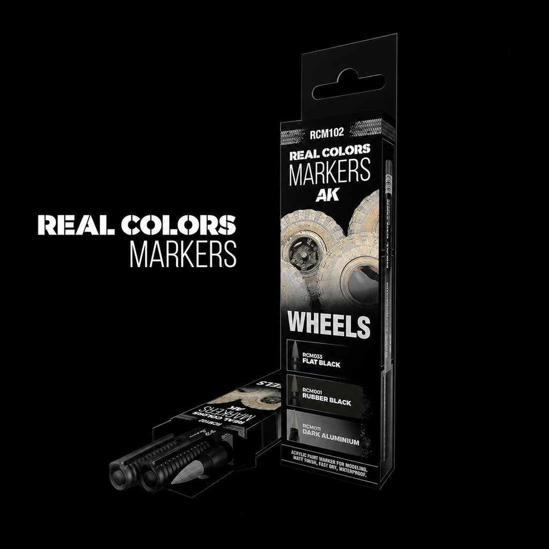 AK: RC MARKERS SET - WHEELS