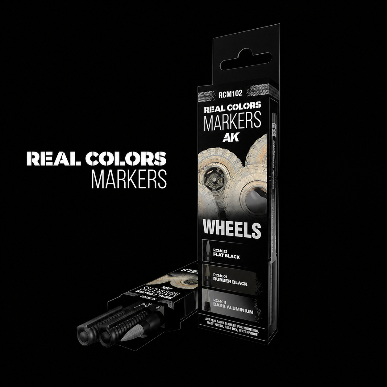 AK: RC MARKERS SET - WHEELS