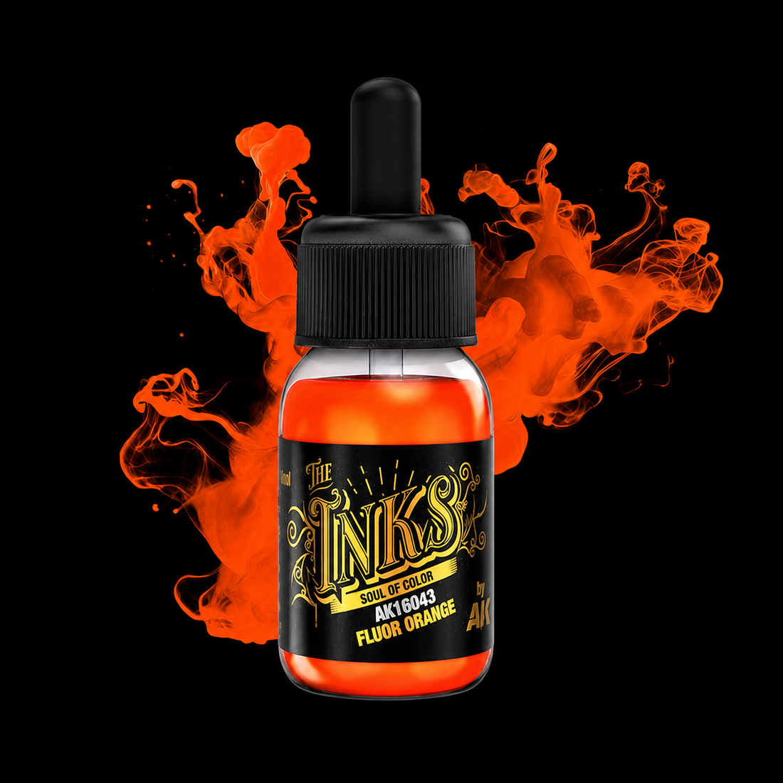 AK: ORANGE - FLUOR INKS 30ml